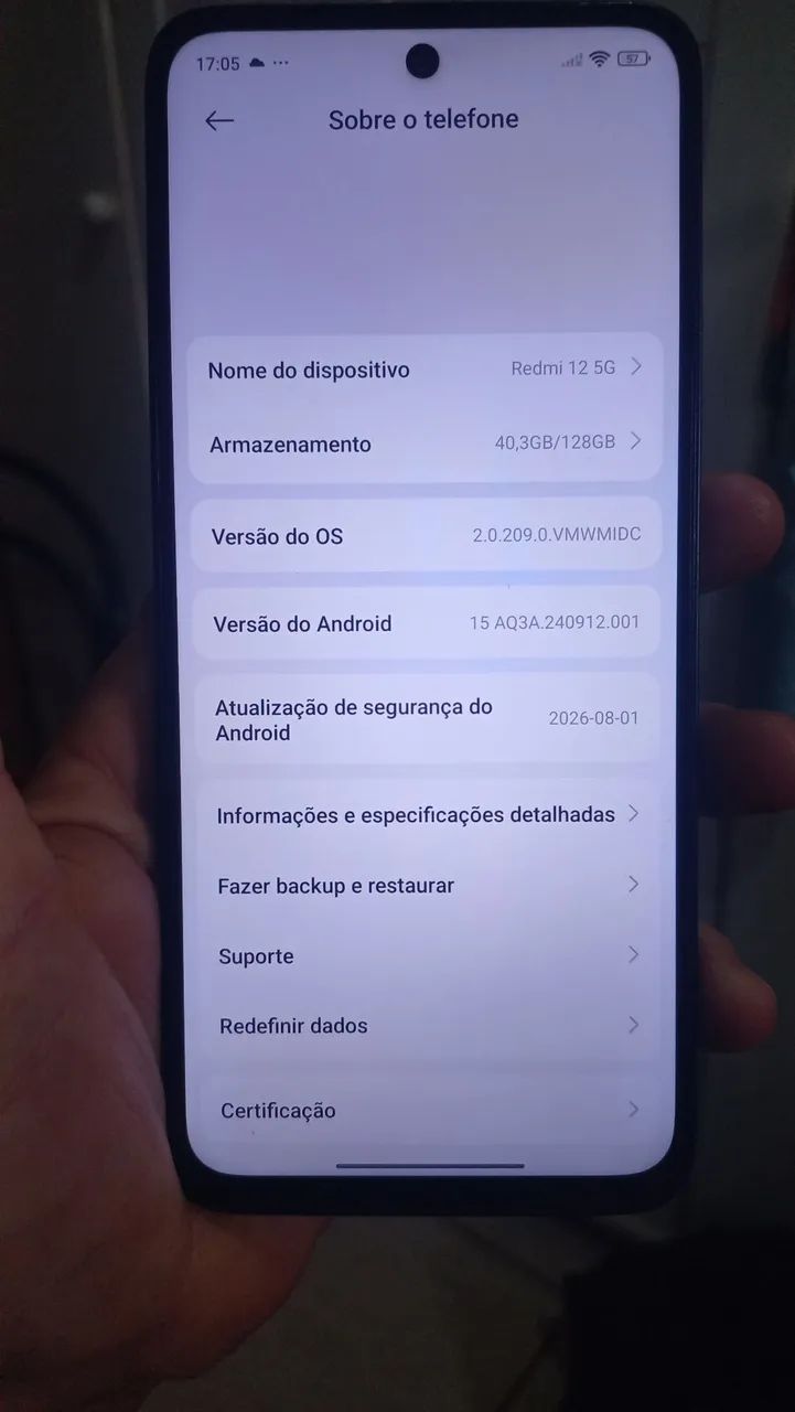 Vendo Redmi 12 5g em excelente estado de conservação  - Foto 4