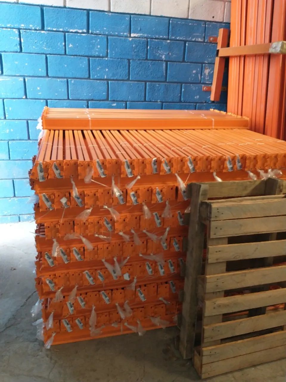 Estante de metal, mini porta pallets - Foto 5