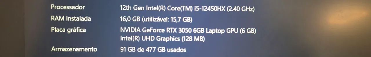 Notebook LOQ Lenovo com tela de 144hz - Foto 5
