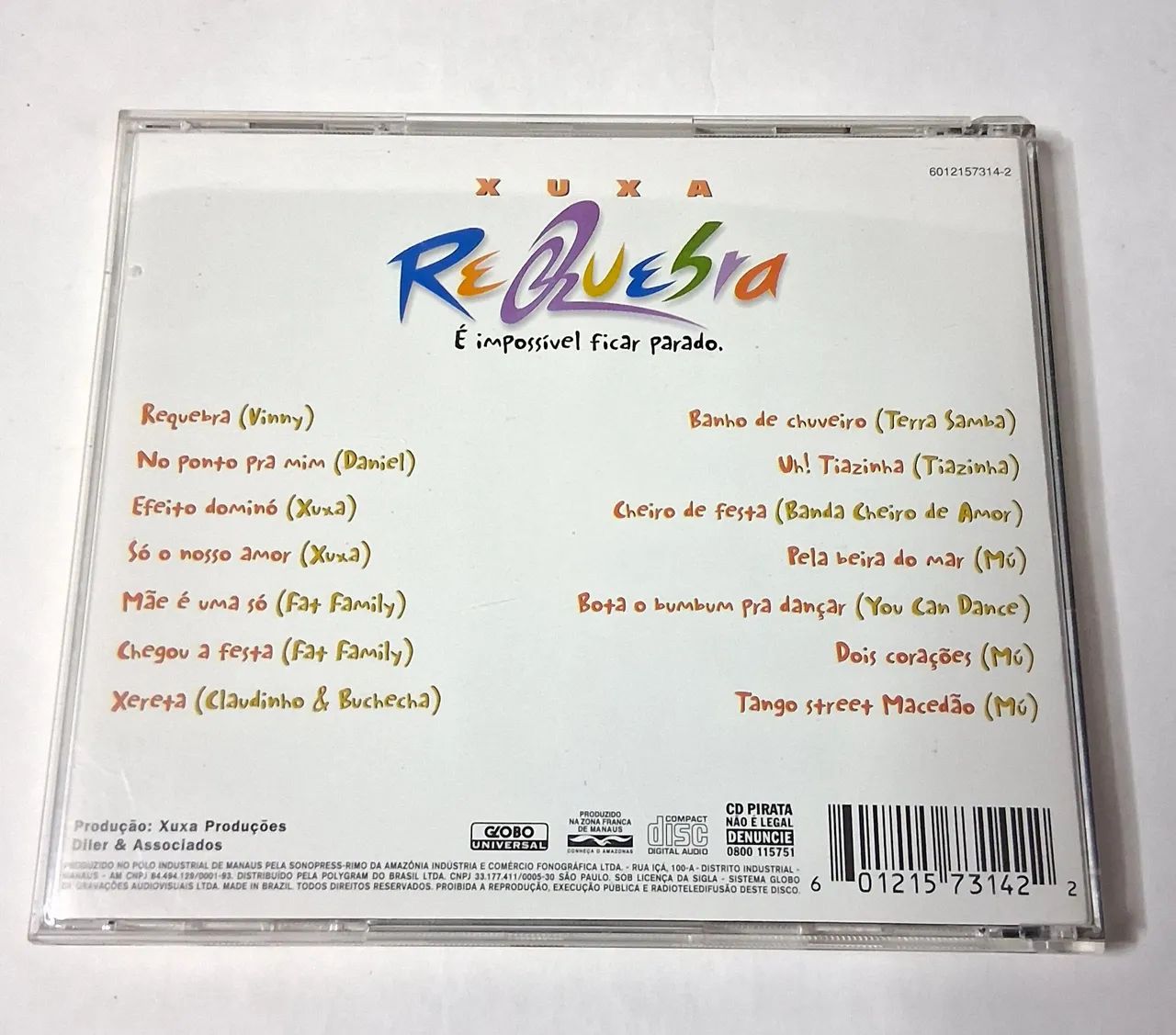 CD Xuxa Requebra - Trilha sonora original do filme Requebra - Foto 2