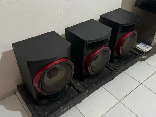 LG XBOOM CJ98 2250W RMS - 3 Caixas + Módulo - Foto 3