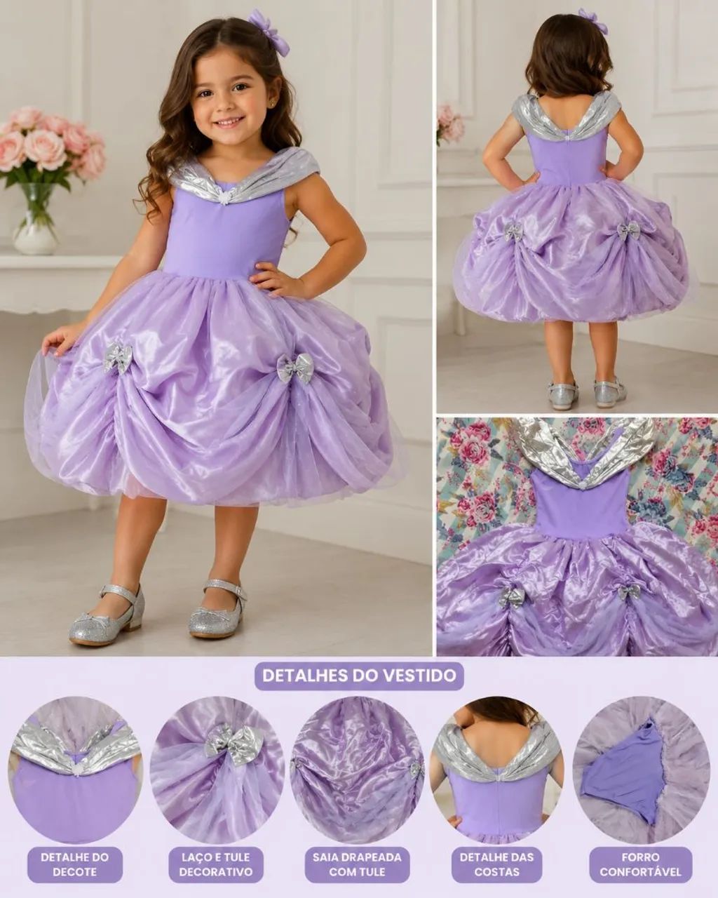 Vestido fantasia 