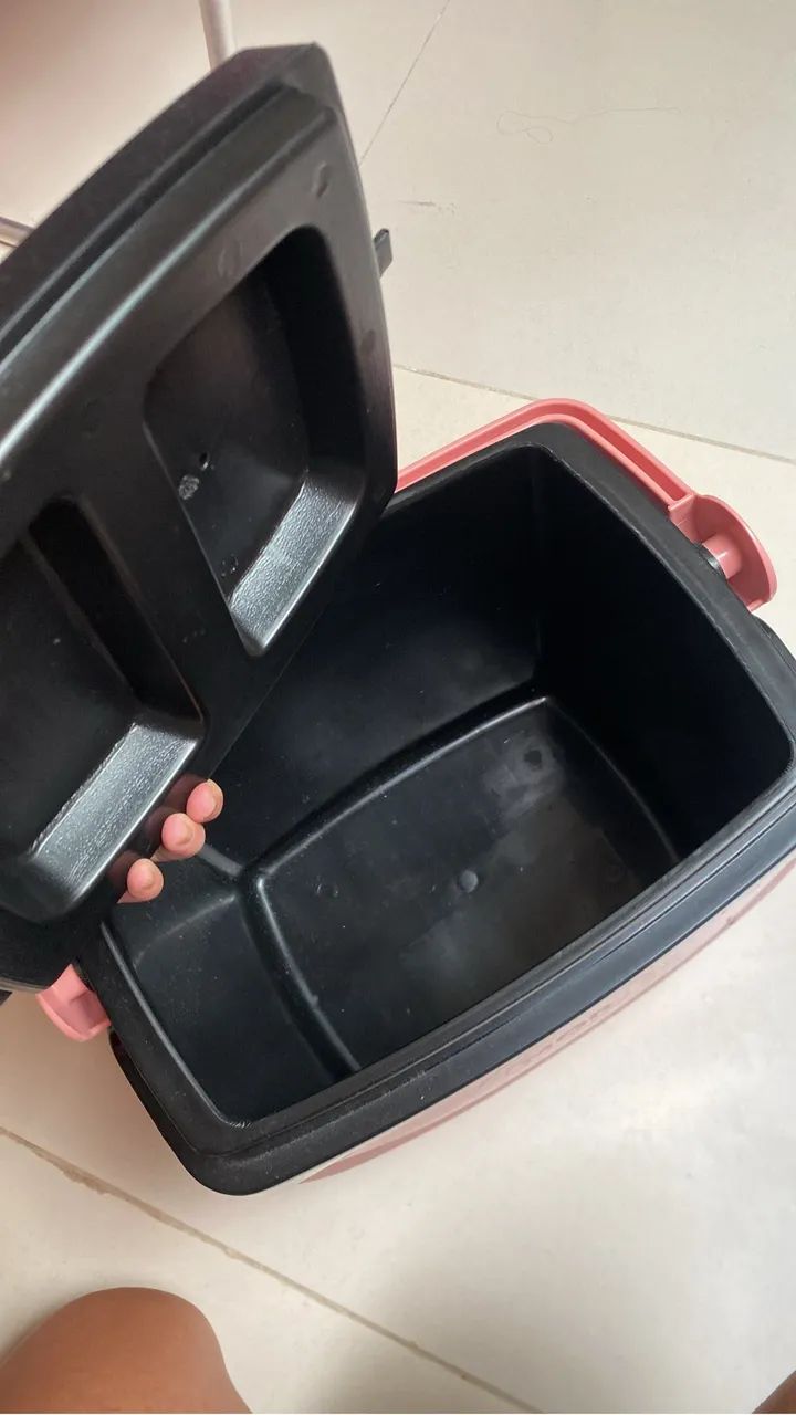 Cooler Térmico Rosa 12 litros - Foto 2