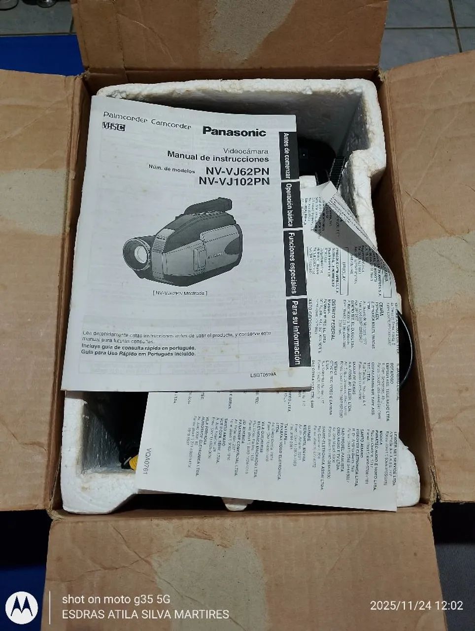 Filmadora Panasonic vhs - Foto 4