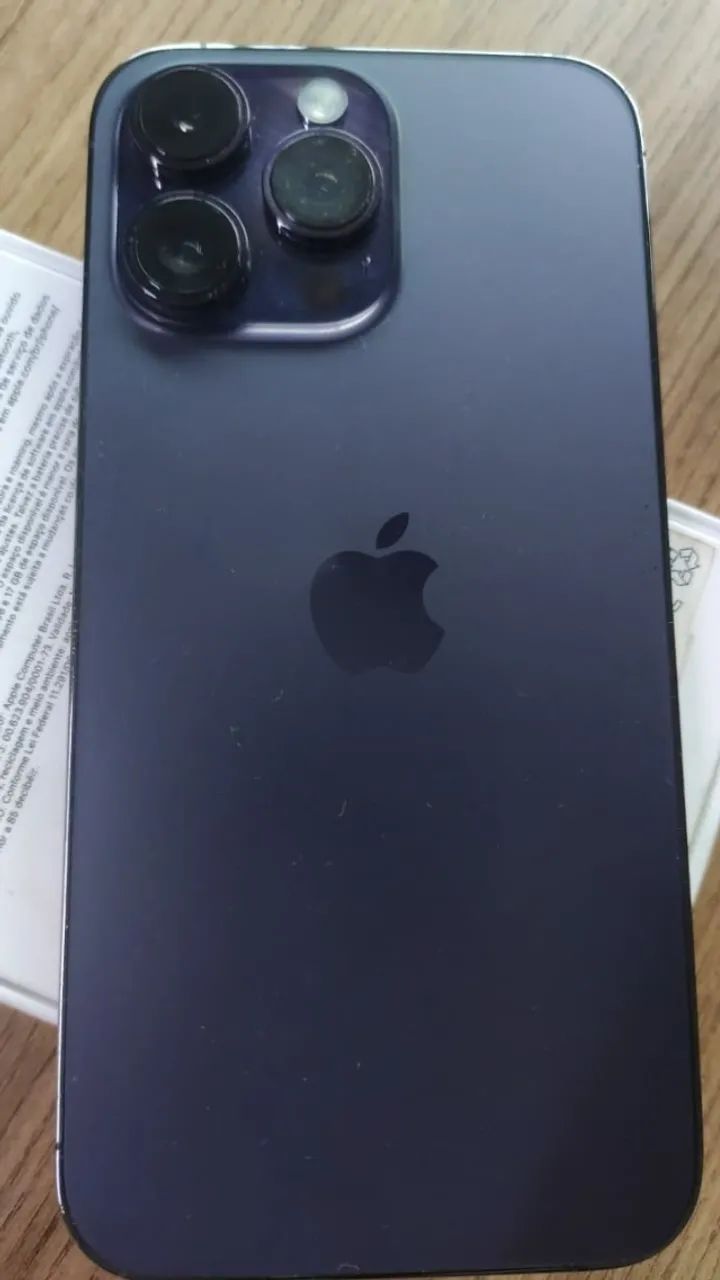 iPhone 14 Pro Max 128 GB Roxo - Bateria 83% - Com caixa