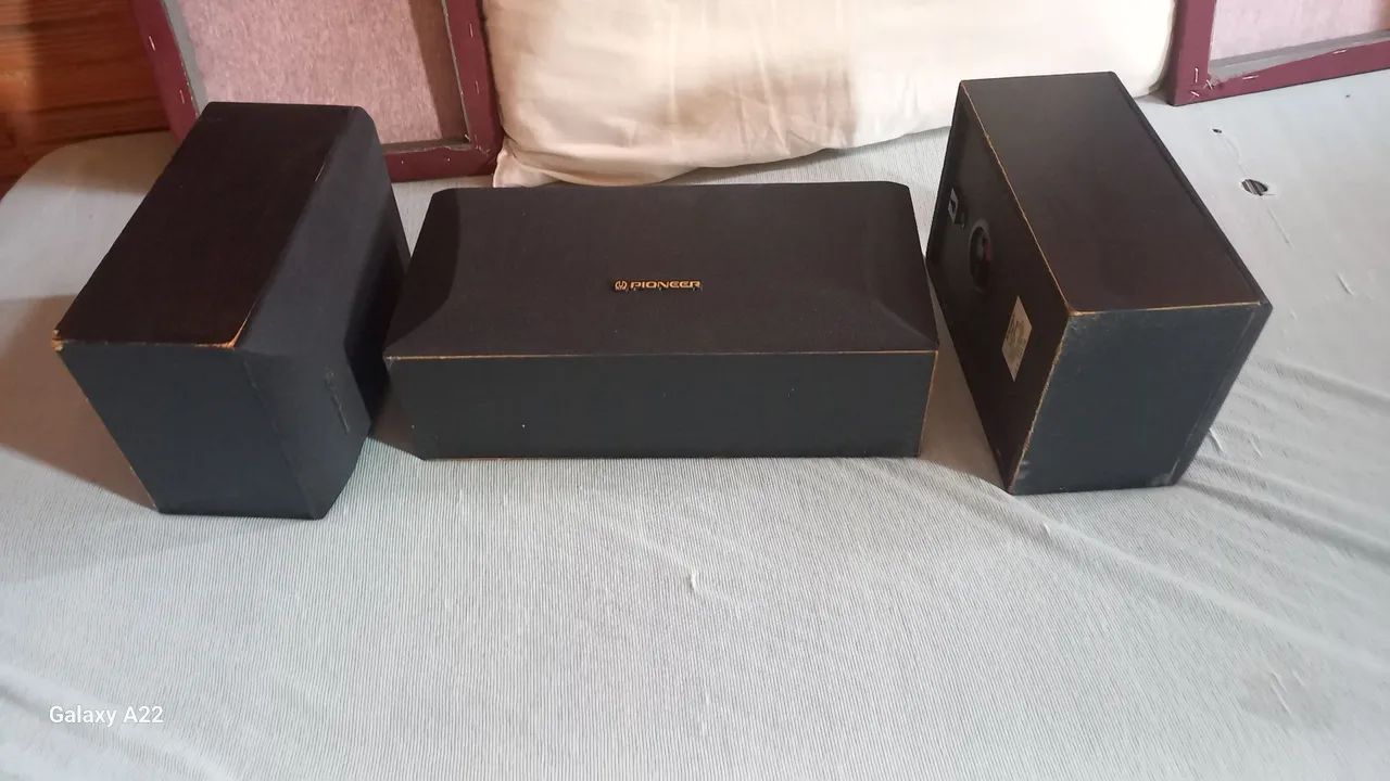 Caixas de som pioneer 2 frontais e 1 central - Foto 2