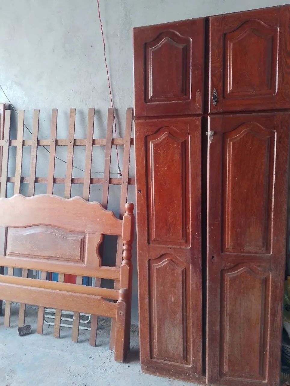 Guarda roupa solteiro/ cama de casal