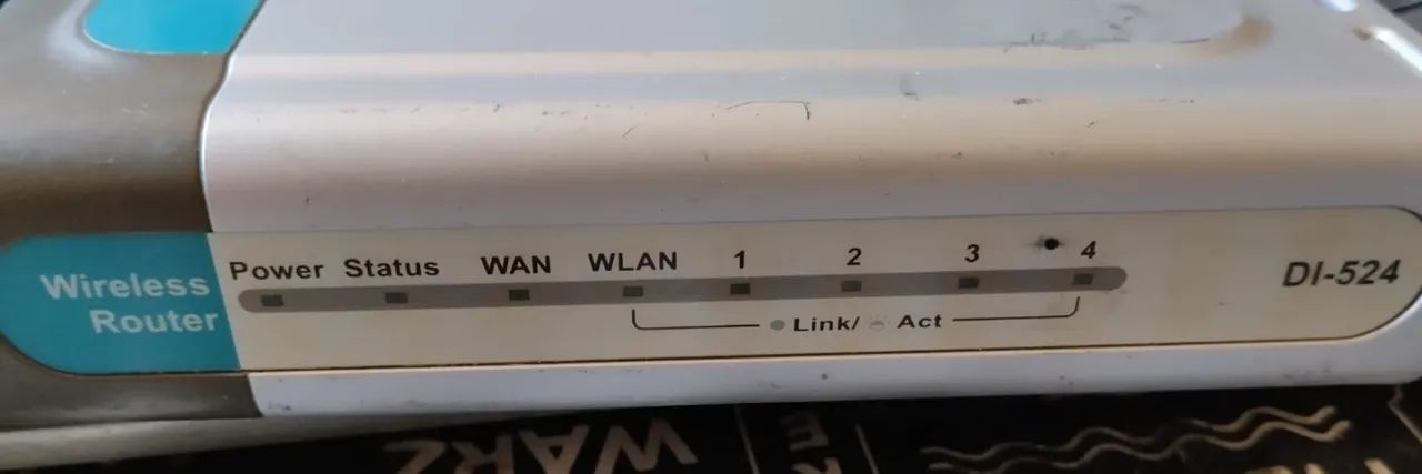 Roteador D-Link DI-524 USADO FUNCIONNDO COM FONTE - Foto 3