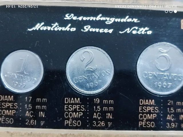 Set de Moedas 1967 com  Prova de 1Cruzeiro - Foto 5