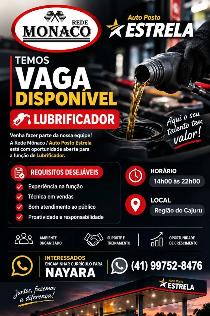 Vagas disponível- Posto Estrela   - Foto 2