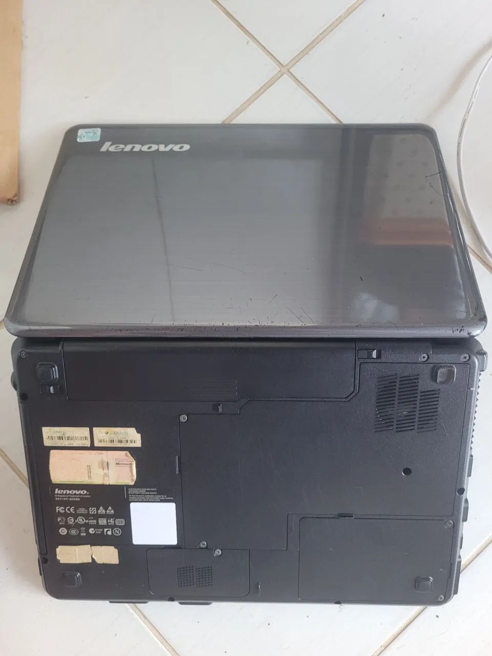Notebook lenovo intel core duo 8gb tam ssd120 w10 com capa bat segura pouco - Foto 3