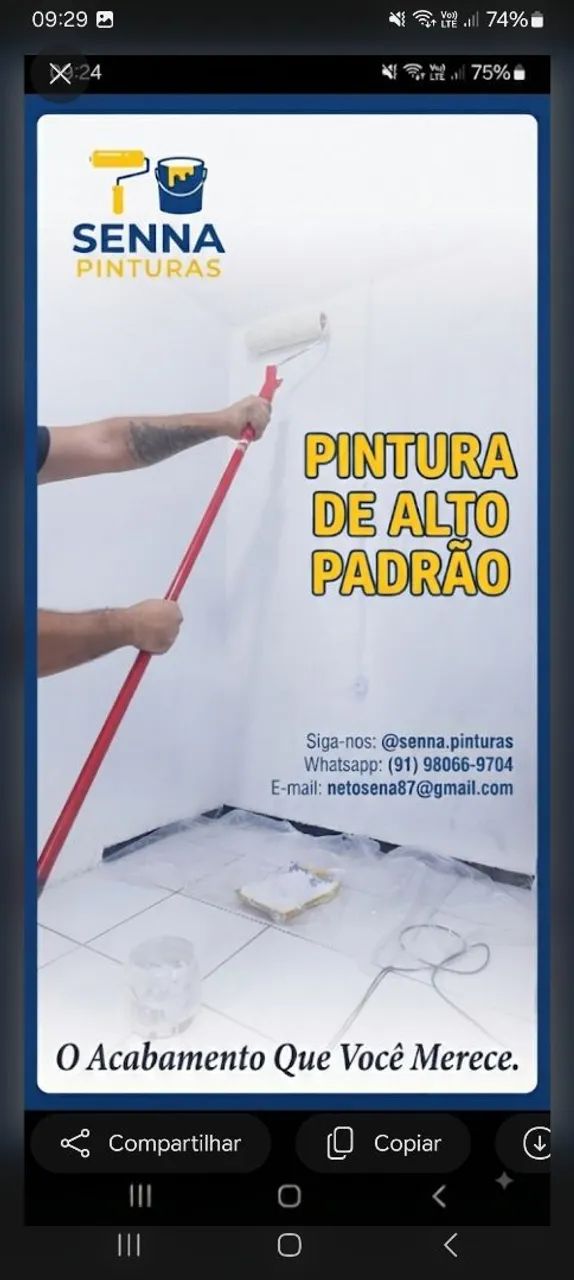 Senna pinturas . $45m2 - Foto 2
