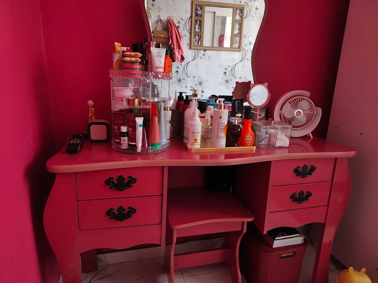 Penteadeira Rosa Pink