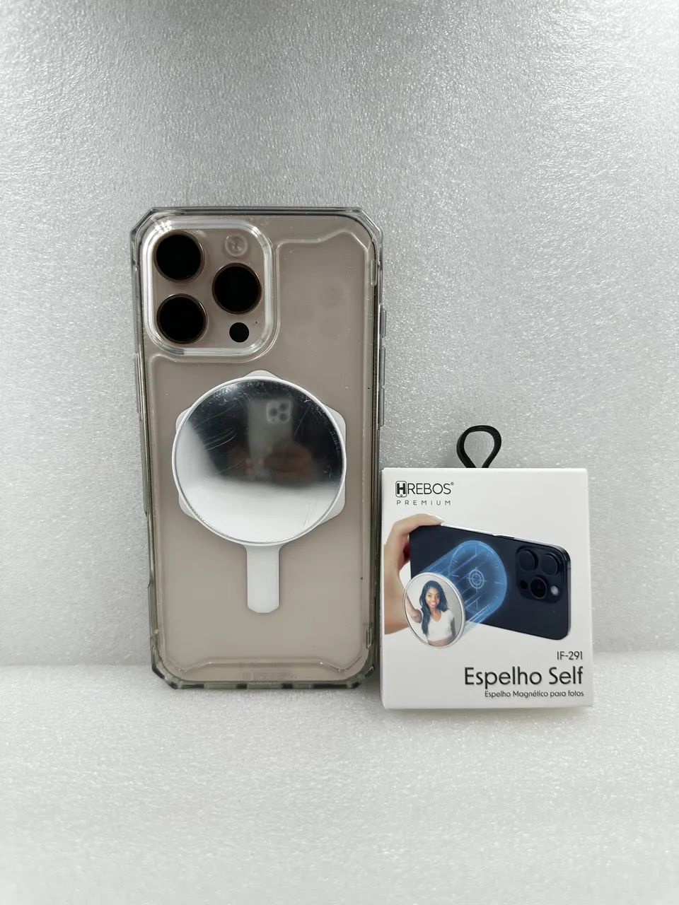Espelho selfie com MagSafe 