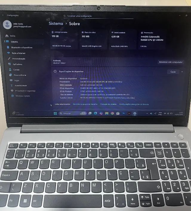 Notebook Lenovo Ideapad 1 - Foto 3