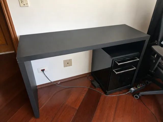 Mesa De Escritório Escrivaninha 1 Gaveta 1 Porta 1,20m - KAPPESBERG
