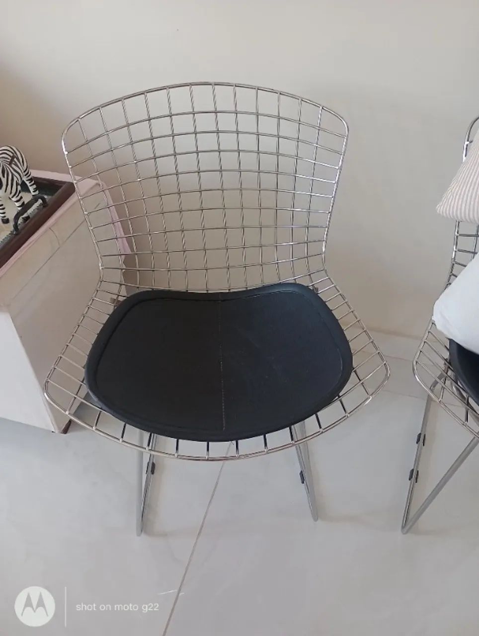 Cadeira bertioga cromada
