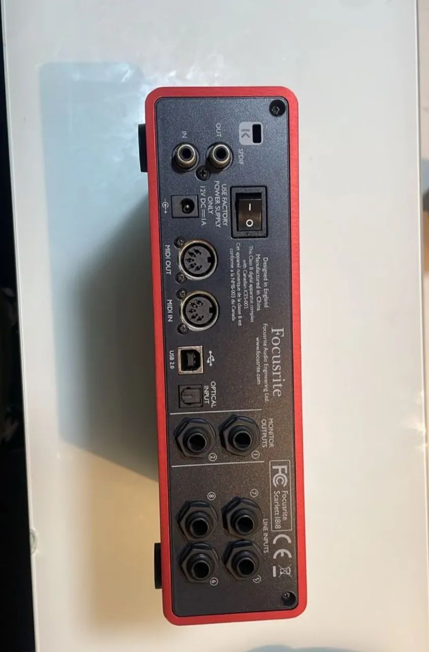 Interface Scarlett Focusrite  - Foto 3