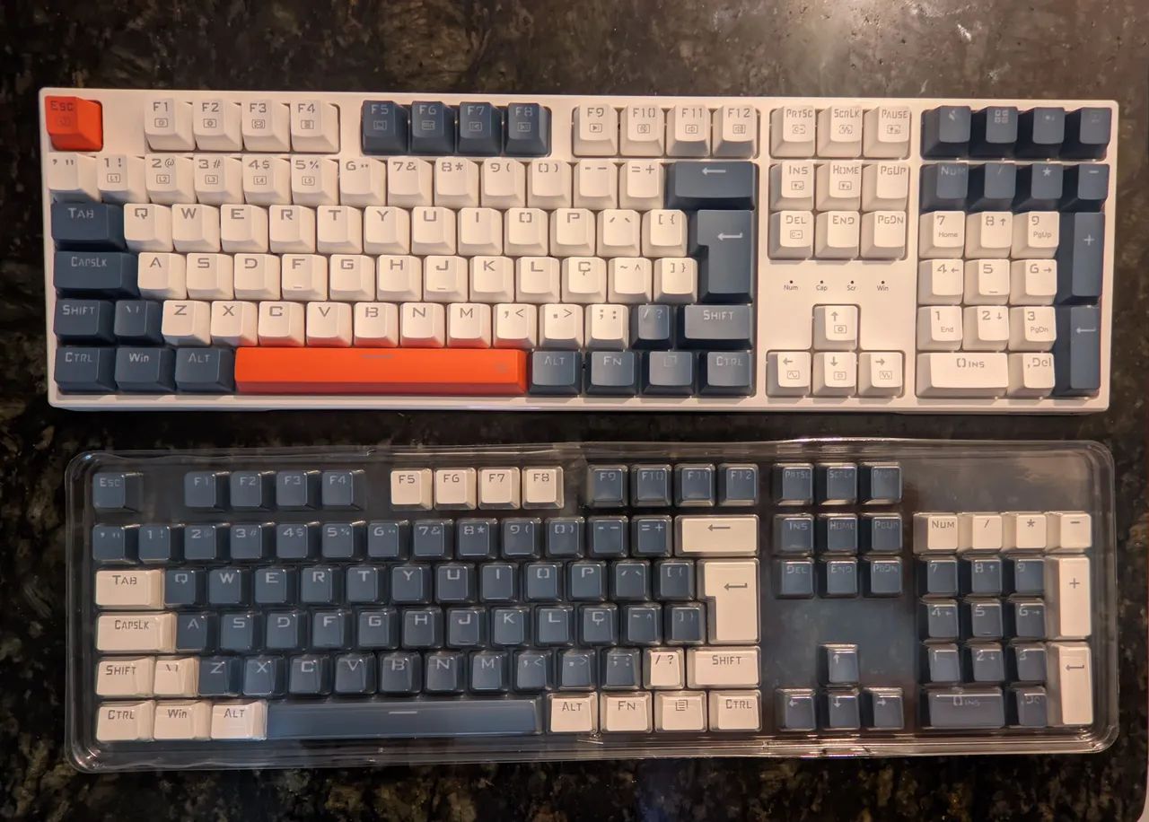 Teclado Mecânico Redragon Trundle RGB ABNT2 Switch Marrom - Foto 2