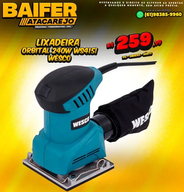Lixadeira Orbital 240w Ws4151 Wesco