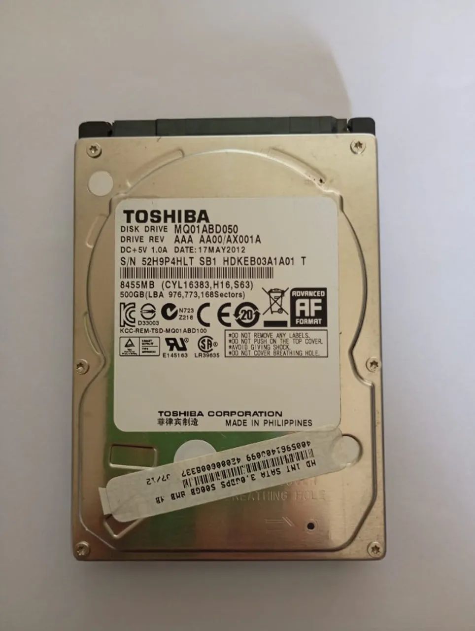 HD 500GB toshiba - Armazenamento - Maracanã, Montes Claros