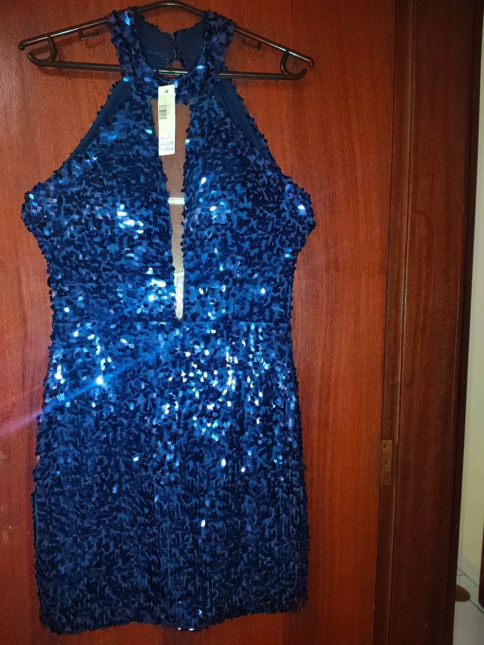Vestido azul lindo 