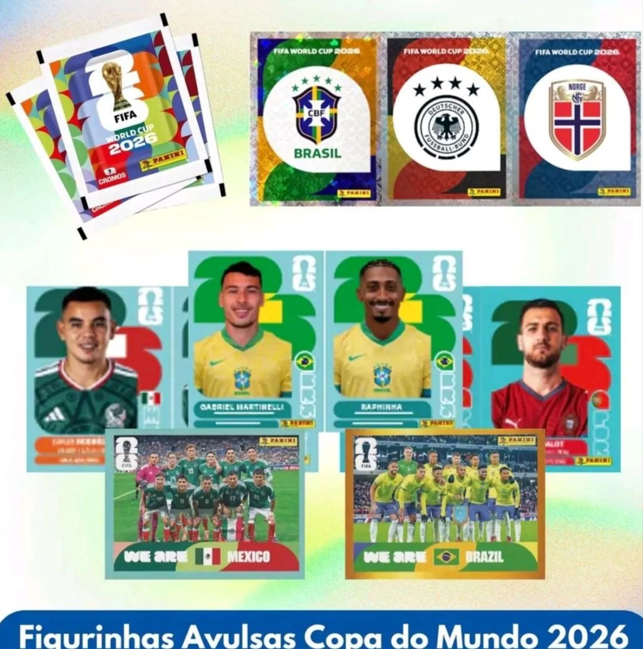 Figurinhas da copa do mundo 2026 avulsas apartir de 2 reais leia descrição - Foto 3