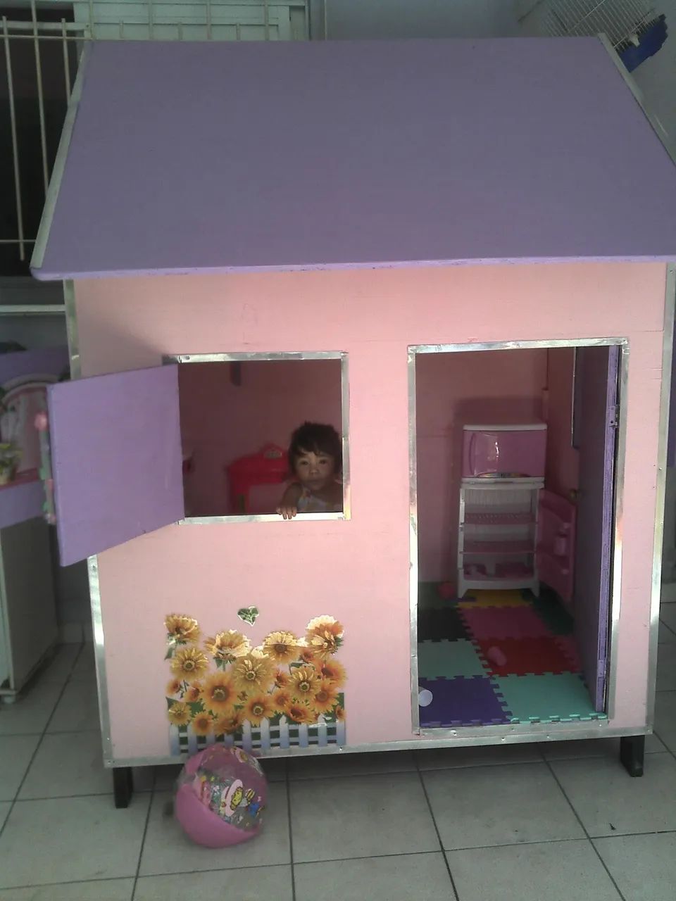 Casinha de madeira infantil  - Foto 5