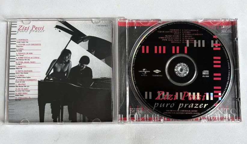 Zizi Possi: Puro Prazer (1999) Álbum Cd Com Encarte E Letras - Foto 3