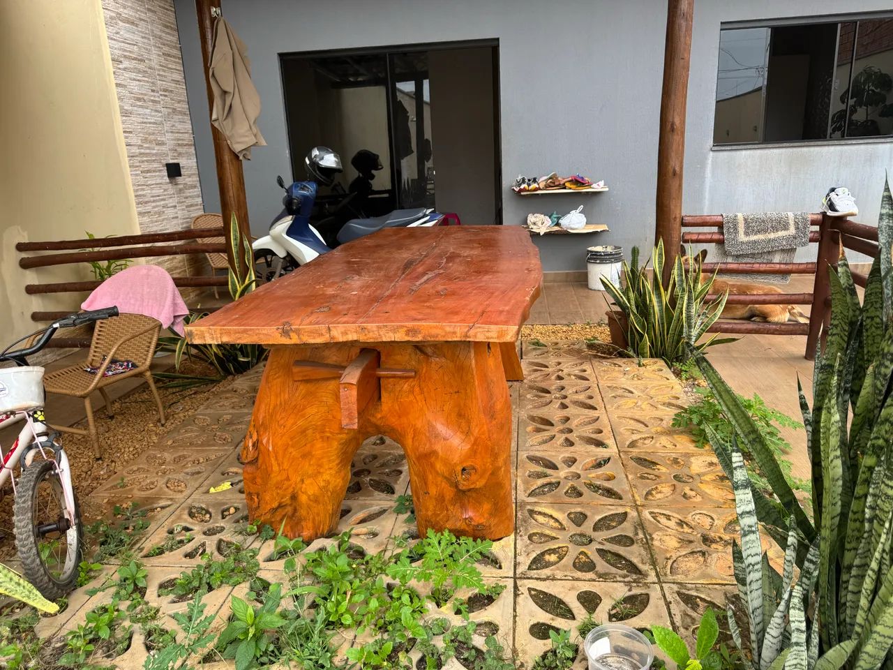 MESA DE MADEIRA NOVA - Foto 4