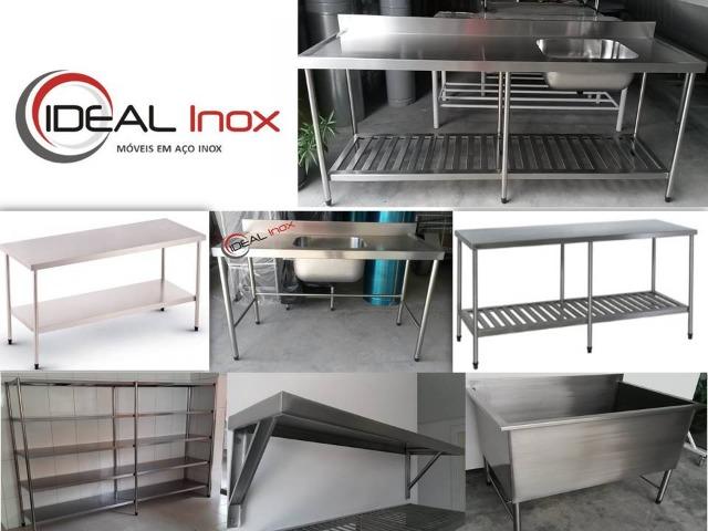 Moveis em aço inox - sua cozinha industrial com melhor preço do Brasil