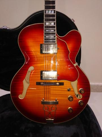 Guitarra Ibanez AF 155 Awb C/ Case Original - Semi-acústica - Foto 4