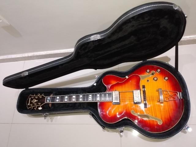 Guitarra Ibanez AF 155 Awb C/ Case Original - Semi-acústica - Foto 6