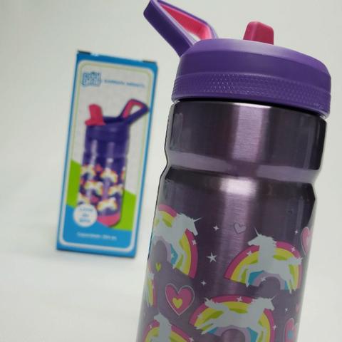 Garrafa Infantil Unicórnio 435 ml Cool Gear importado EUA