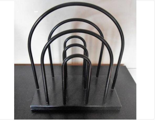 Porta Revista Metal Preto