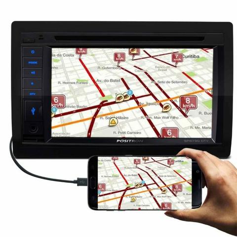 Central multimidia Positron 2din SP8730 TV Digital Espelhamento Bluetooth 2 anos de garant - Foto 5