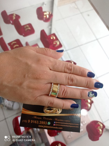 Par de Alianças Pronta Entrega e Aparadores  - Foto 2