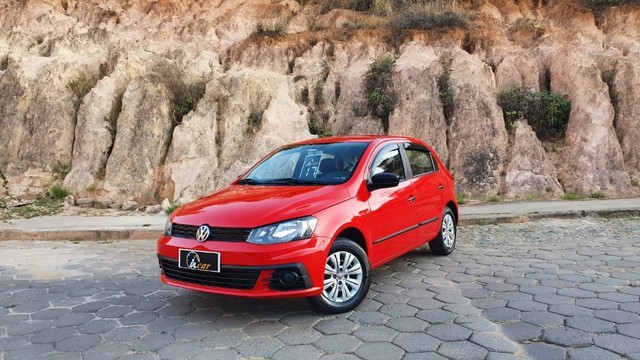 VW GOL G7 TRENDLINE 1.0 12V VERMELHO COMPLETO Ú.DONO