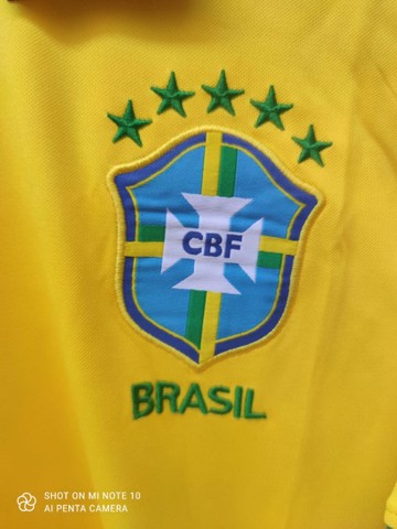 Camiseta de time Brasil seleção amarela  - Foto 4