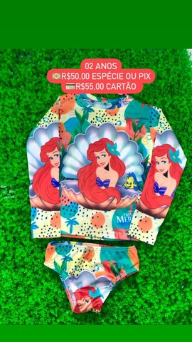 Biquíni infantil proteção solar  - Foto 4