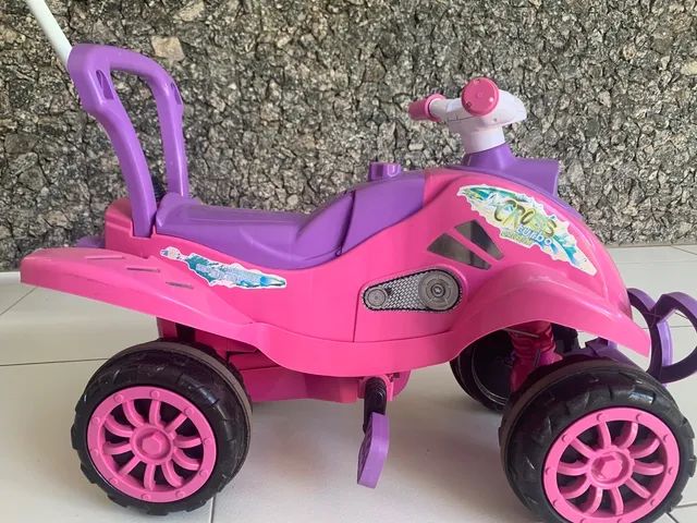 Motoca Quadriciclo Cross Turbo Calesita Pink - Carros a Pedal