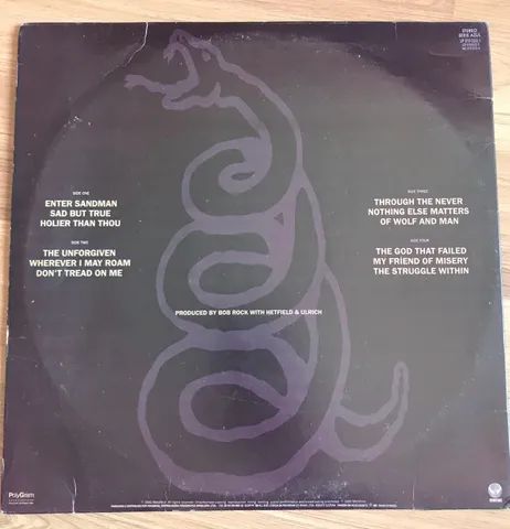 Disco Metallica Black Album