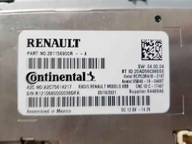 Rádio original RENAULT Kwid c/ Conexão Bluetooth e USB, novo! - Foto 5