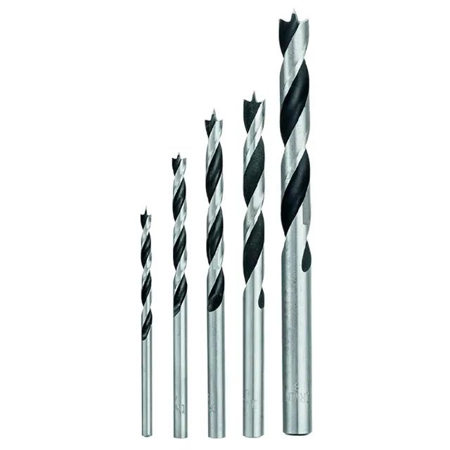 Jogo de Brocas 3 Pontas para Madeira 3 a 8mm 5 Peças Irwin 1865316