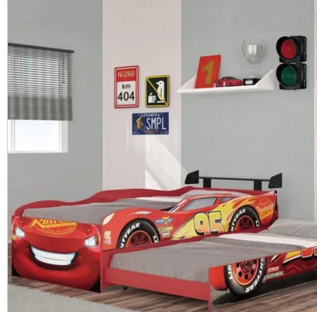 Jogo De Cama Infantil Carros Mcqueen Speed 3 Peças Santista