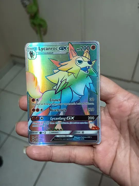 Carta Pokémon Lycanroc GX  - Foto 3
