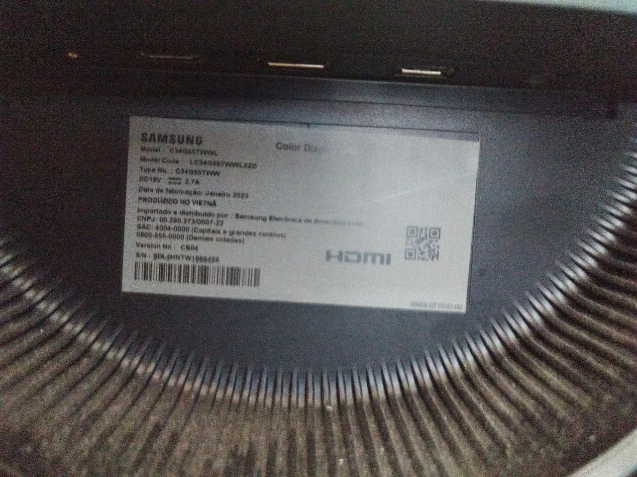 Odyssey 34 polegadas leia descrição  - Foto 2