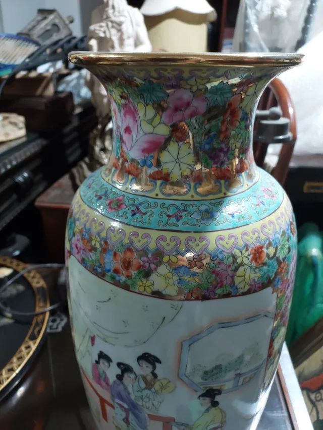 VASO CHINÊS COM UNS 80 ANOS - Foto 3