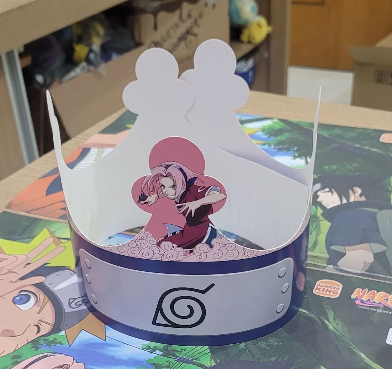 Coroas de Papel da coleção Naruto Burguer King 2024 (Novas )(Valor por unidade) - Foto 4