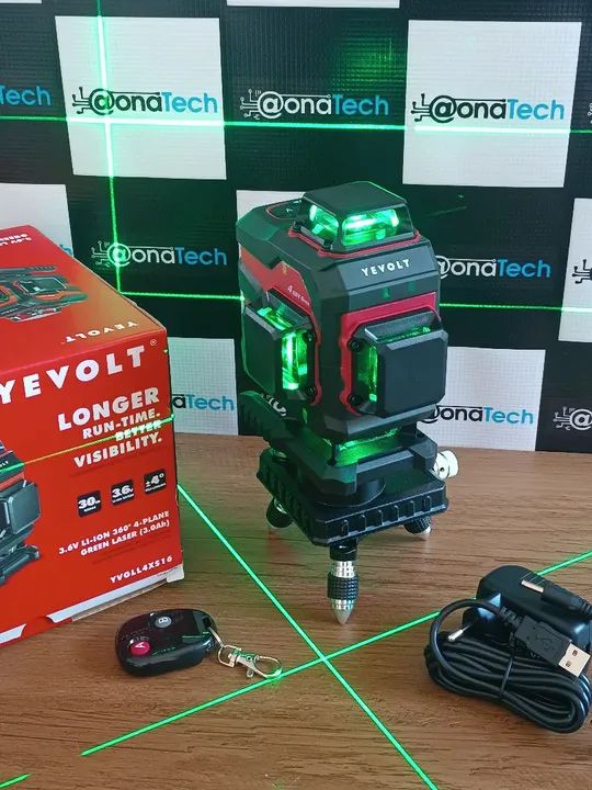 PROMOÇÃO NÍVEL A LASER 16 LINHAS COM BASE GIRATÓRIA AJUSTE FINO  - Foto 5